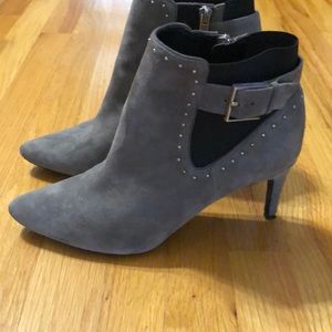 Grey suede CK Booties